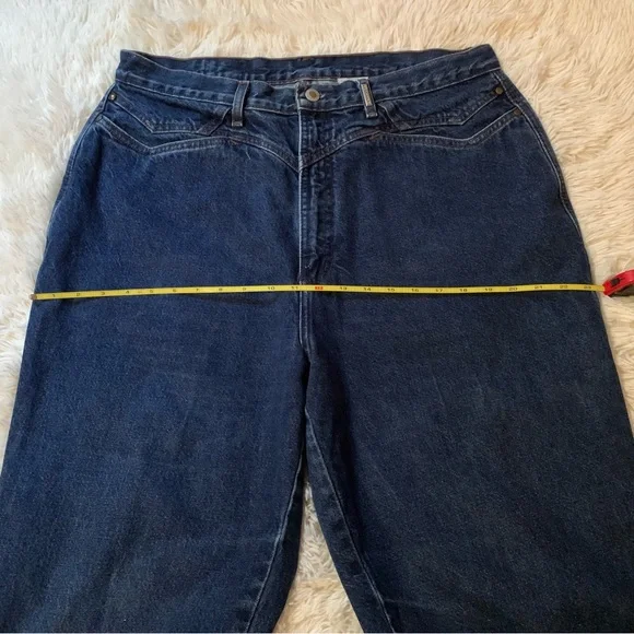 Vintage Rocky Mountain High Waisted Denim Jeans Rockies - Picture 8 of 16